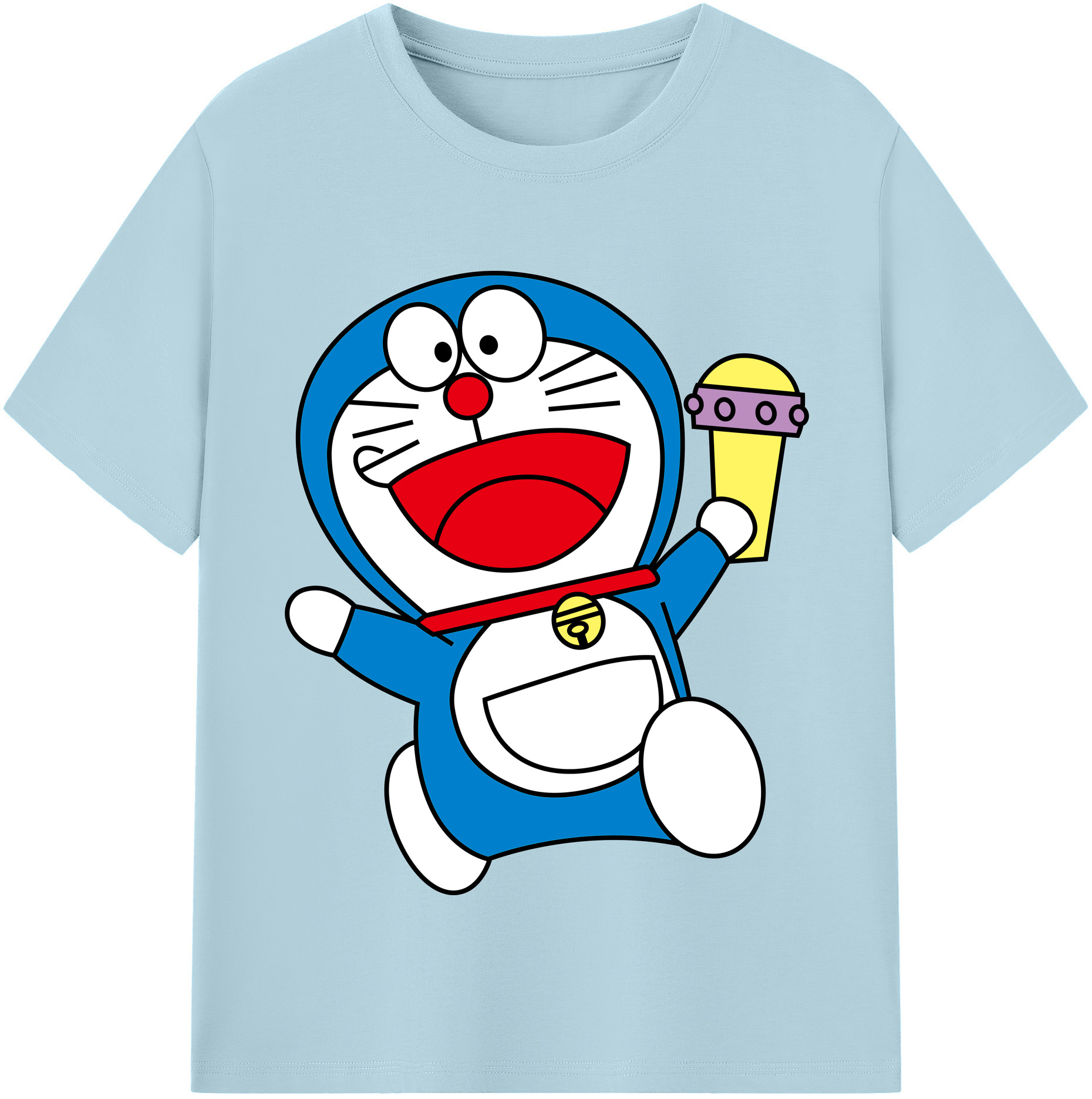 （画像用） ドラえもん Doraemon 綿100％半袖Tシャツ（フロントプリント）